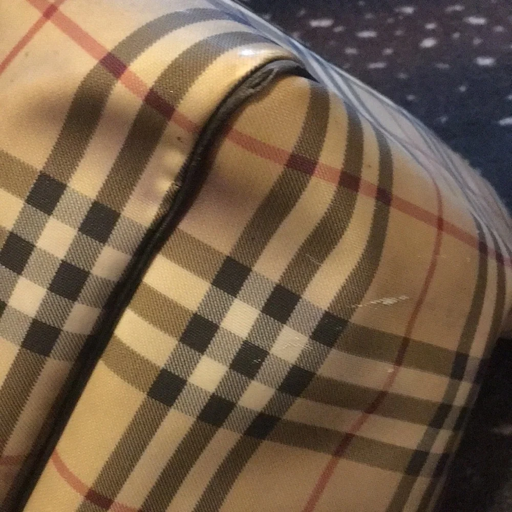 Burberry Nova Check Messenger Diaper bag